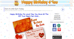 Desktop Screenshot of happybirthday4you.com